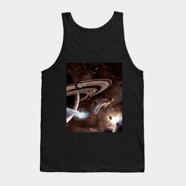 Lost in Space Tank Top by ArijitWorks